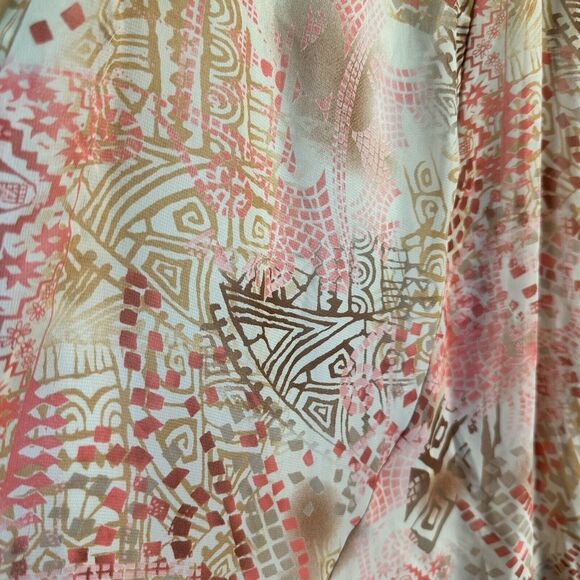 Vintage Fashion Bug Bias‎ Cut Skirt Plus Sized 20w Paneled Chiffon Skirt - Picture 2 of 4